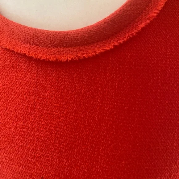 J. Crew Teddy dress in beautiful pappy red. 100 % wool with lining - Picture 4 of 10